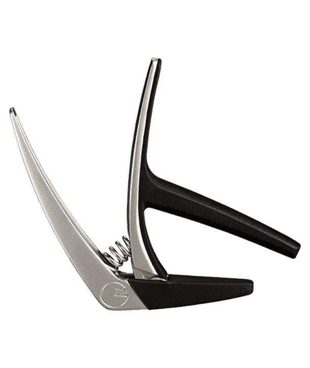 Capodastre Nashville pour guitare acoustique ou électrique 6 cordes - argent