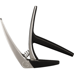 Capodastre Nashville pour guitare classique 6 cordes - argent