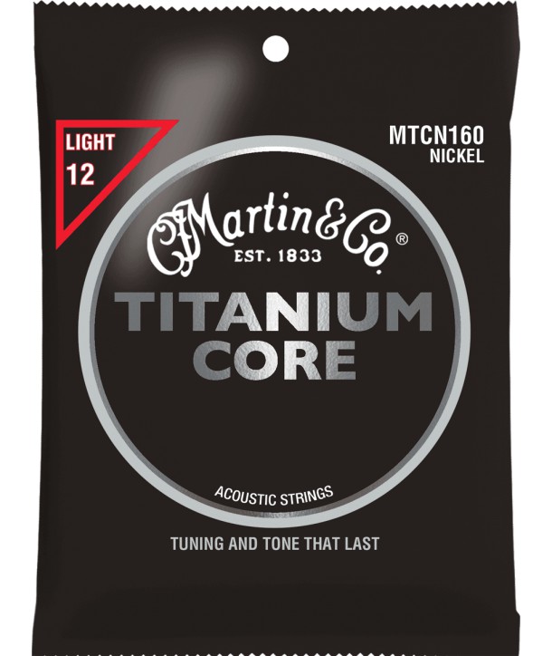 Jeu de cordes folk Titanium Core Light 12-55