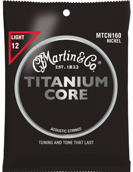 Jeu de cordes folk Titanium Core Light 12-55