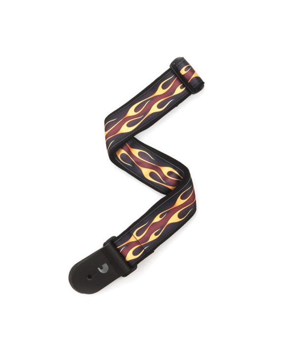 Courroie Planet Waves Rock Hot Rod Flame Red