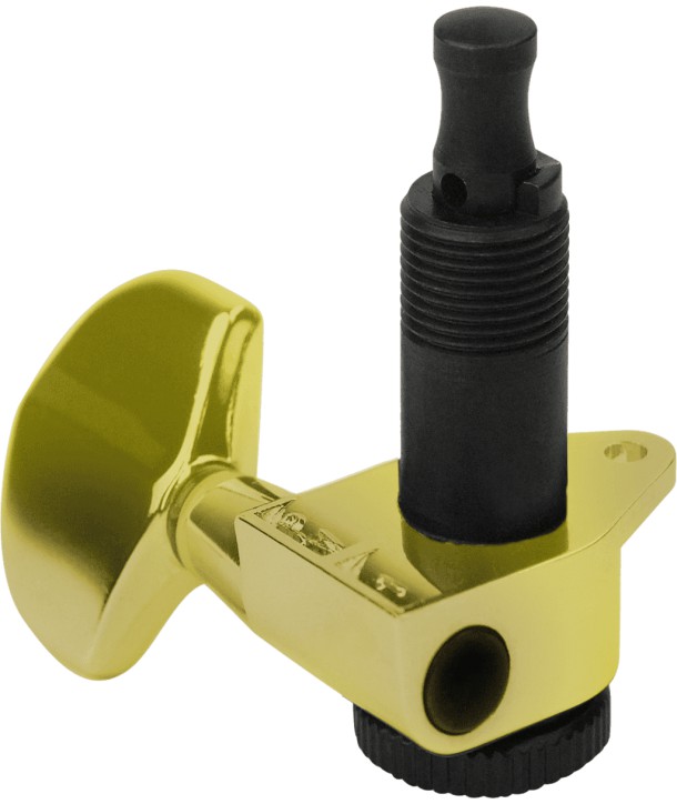 Auto-Trim Tuning Machines, 3 Per Side, Gold