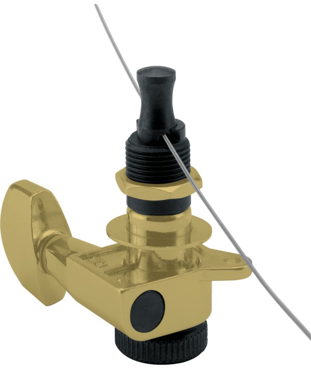 Auto-Trim Tuning Machines, 6 In-Line, Black