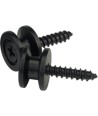 Solid Brass End Pins - Black