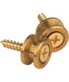 Solid Brass End Pins - Chrome