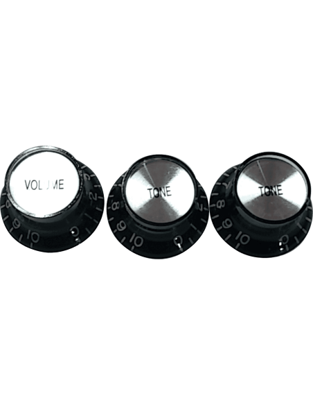 Boutons de réglage type SG noirs