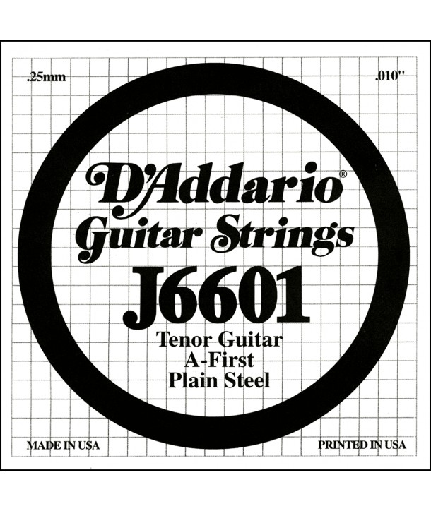 Cordes à l'unité 010 pour Guitare ténor