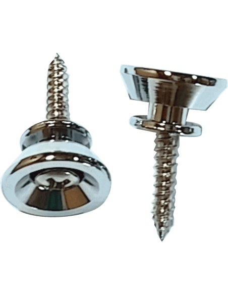 Strap Button - Chrome