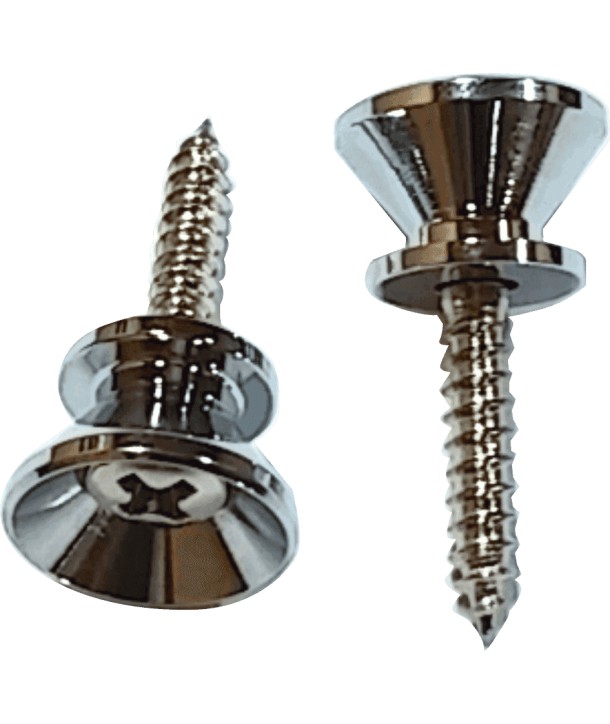 Attache-courroie Type Strat chrome