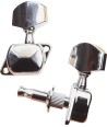 Mécaniques individuelles pour guitare acoustique chrome