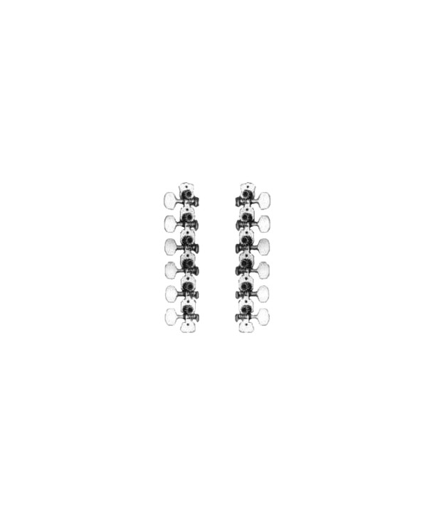 Tuners for 12-String Slotted Peghead Guitar 
