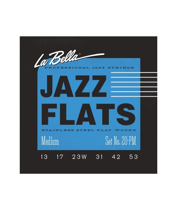 Jeu de cordes électriques Jazz flats Medium 13-53