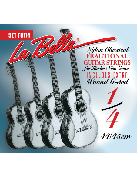 Classical strings set Clear nylon Folksinger