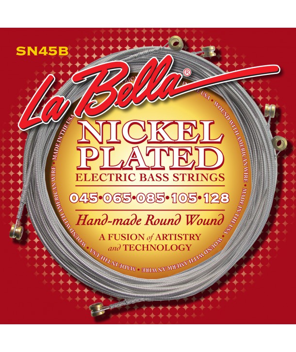 Juego de 5 cuerdas para Bajo Serie Nickel-Plated 45-128