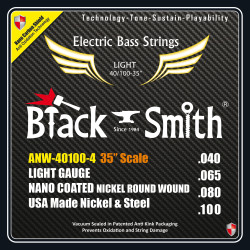 Jeu de cordes Basse AOT Coated Nickel Light 40-100 Super Long scale