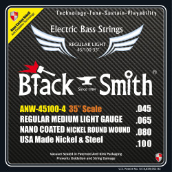 Jeu de cordes Basse AOT Coated Nickel Regular light 45-100 Super Long scale