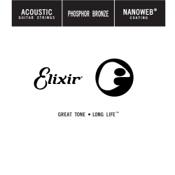 Corde unité acoustique Nanoweb filée Phosphore Bronze 24
