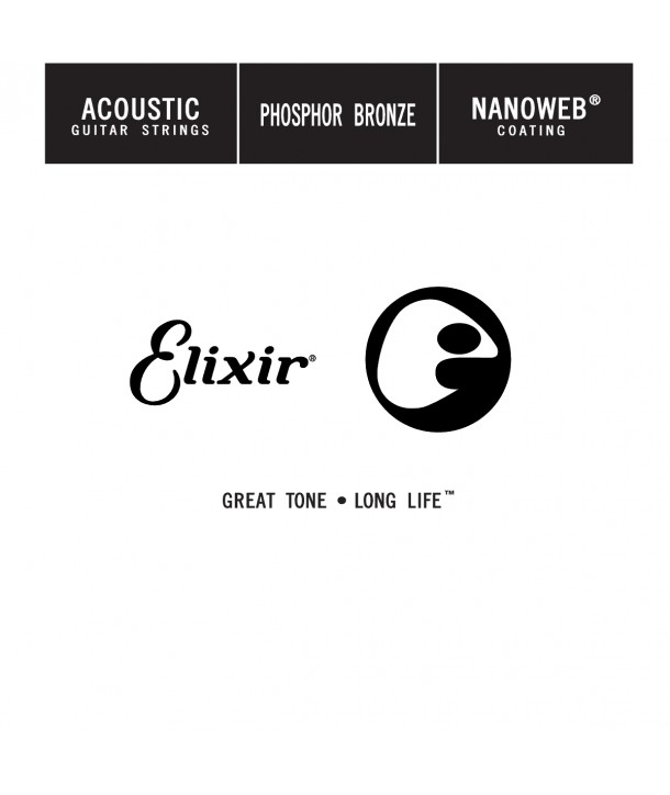 Single 39 acoustic String Nanoweb Phosphor Bronze wound
