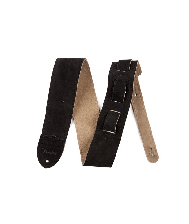 Correa Fender "F" Suede negro