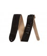 Courroie Fender “F” Suede noire