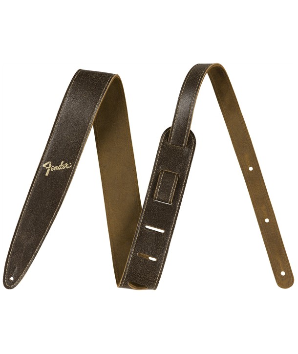 Correa Fender 2" Distressed en cuero brown