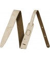 Fender 2" Distressed Leather Strap white