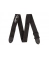 Fender Black Polyester grey Logo Strap