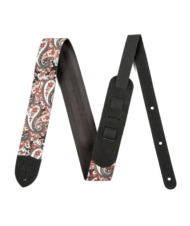 Courroie Fender 2" Paisley Denim red