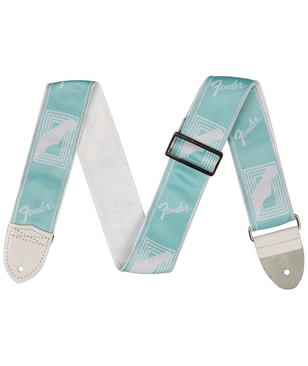 2" Custom Color Fender Monogrammed Gurt Daphne Blue