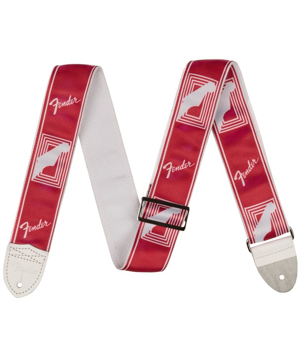 2" Custom Color Fender Monogrammed Strap candy apple red