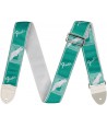2" Custom Color Fender Monogrammed Strap sea foam green