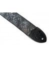 Fender Nylon Jacquard Strap Metallic Silver