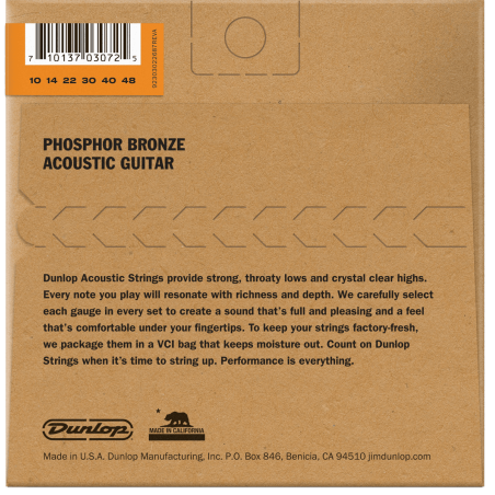 Acoustic strings set Phosphor Bronze Extra Light 10-48