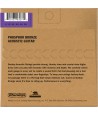 Acoustic strings set Phosphor Bronze Medium Light 11-52