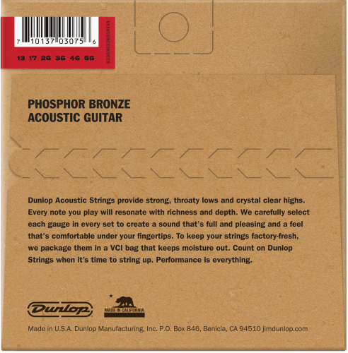 Acoustic strings set Phosphor Bronze Medium 13-56