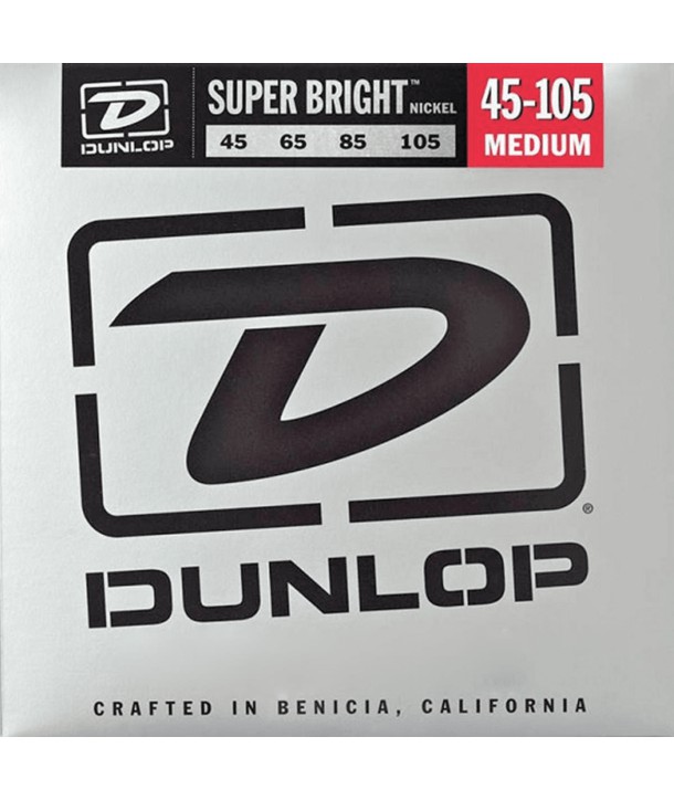 Jeu de cordes pour basse Super bright Medium 45-105