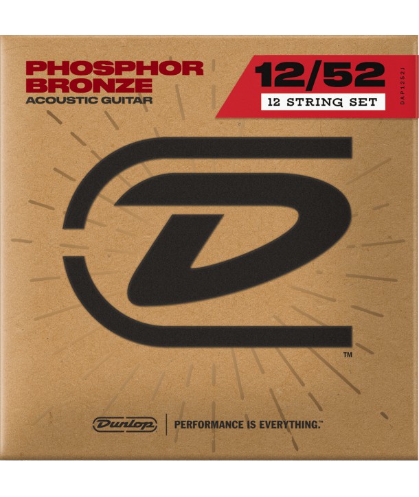 Acoustic 12 strings set Phosphor Bronze Medium 12-52