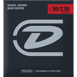 Jeu de 6 cordes pour basse  Nickel wound 30-130