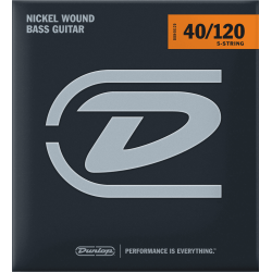 Jeu de 5 cordes pour basse  Nickel wound 40-105