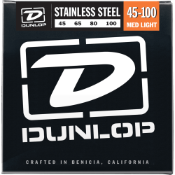 Jeu de cordes pour basse  Stainless steel Medium Light 45-100