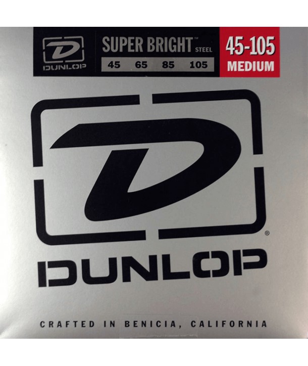 Juego de cuerdas para bajo Super bright Acero 45-105