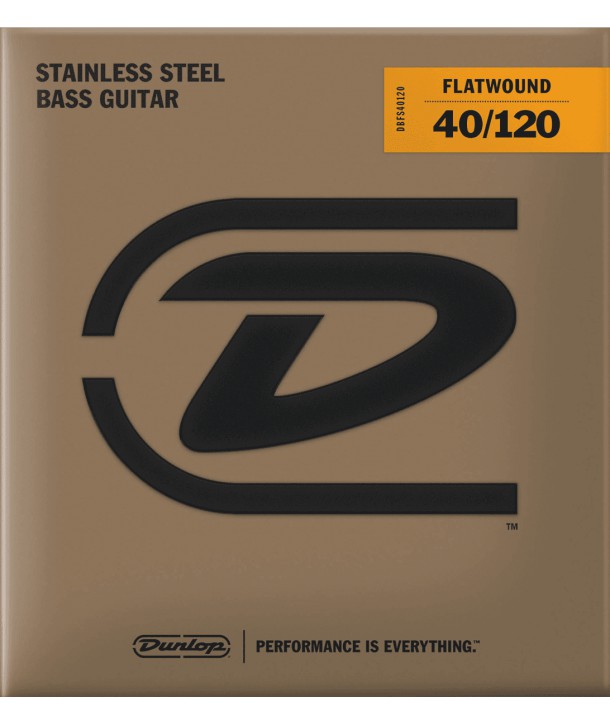 5-Saiten Sätz für Bassgitarren Stainless steel flat wound 40-100