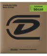 Bass strings set Stainless steel flat wound 50-110