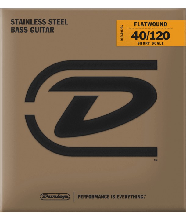 5-Saiten Sätz für Bassgitarren Stainless steel flat wound 40-120 Short scale