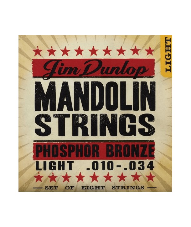 Jeu de cordes pour Mandoline Phosphore bronze Light