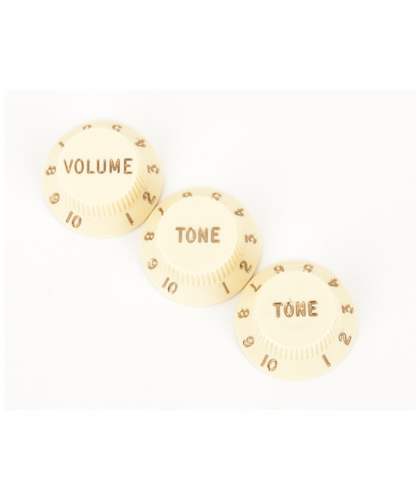Boutons de réglage Fender Stratocaster Aged white