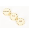 Stratocaster Knobs (Set of 3) Aged white