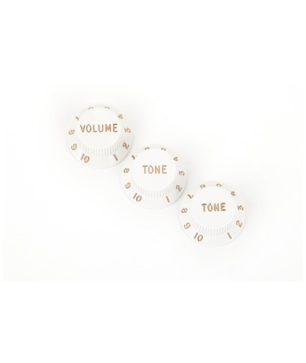 Boutons de réglage Fender Stratocaster white