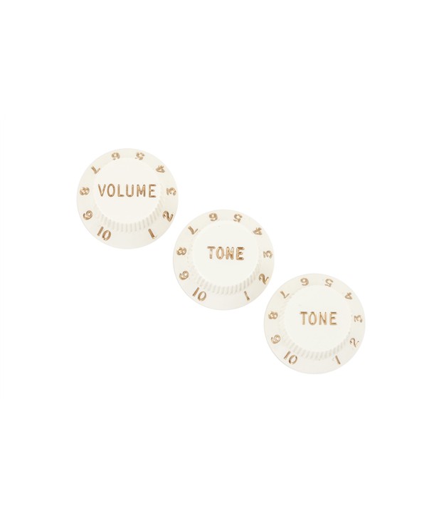 Stratocaster Knobs (Set of 3) Parchment