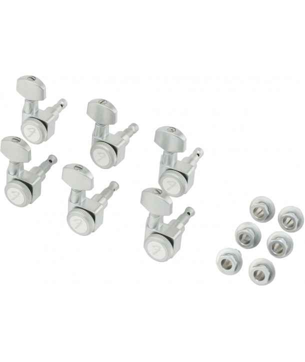Locking Stratocaster/Telecaster Tuning Machines Brushed Chrome